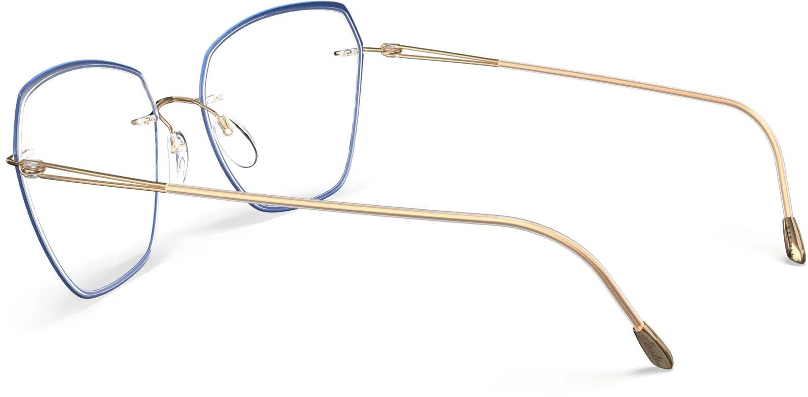 Silhouette Lite Spirit Demo Rimless 5566 Eyeglasses - view 44